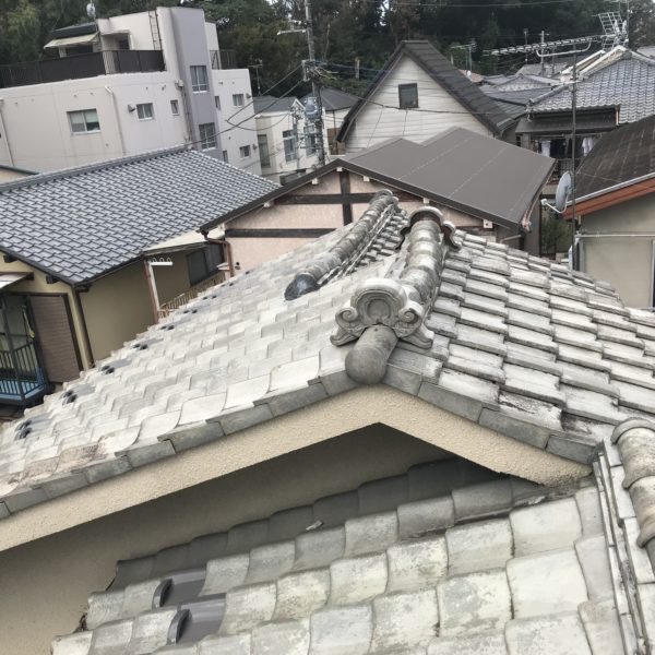 Before：瓦から金属屋根への葺き替え工事（耐震）