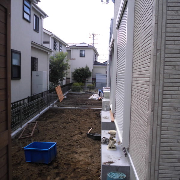 Before：テラス工事